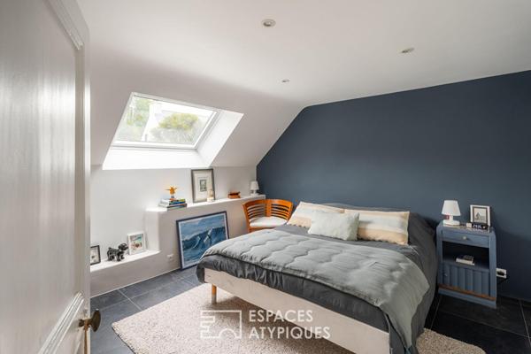 Longère de prestige et piscine au coeur d’un hameau préservé à Grand-Champ
