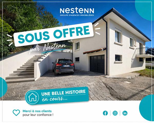Maison 4 pièces de 95m² rénovée + sous-sol aménageable de 76m² à vendre en exclusivité sur un terrain de 3000m² à Castanet-Tolosan