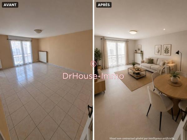 Appartement à vendre 3 pièces de 63 m²