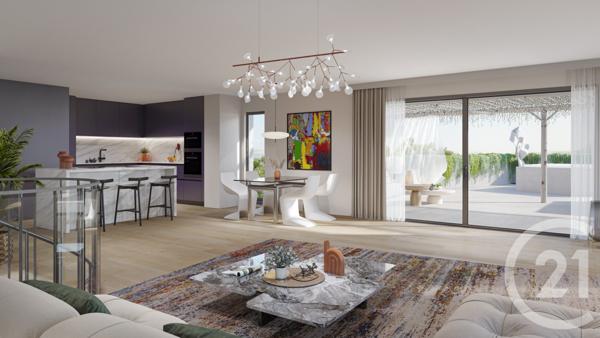 Appartement F4 à vendre  4 pièces - 101 m2 MONTPELLIER - 34