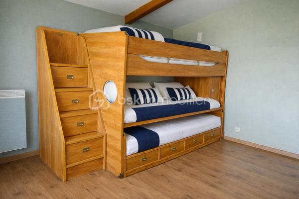 Maison familiale de 136 m2 5 pièces 4 Chambres construite en 2011 sur un terrain de 673 m2.
Située dans un lotissement calme et recherché, cette maison individuelle de 2011 offre un cadre de vie idéal pour une famille à la recherche d'espace, de confort et de fonctionnalité.
Avec ses 136 m2habitables répartis sur 2 niveaux , elle propose une organisation moderne et parfaitement pensée.

Le  rez-de-chaussée est composée d'une entrée accueillante, d'une chambre, d'une  salle d'eau privative, de toilettes  séparés, idéale pour une vie de plain-pied.
Le Séjour  spacieux et chaleureux  est équipé d'un  poêle à granulés. La cuisine est indépendante accolée à son cellier.

A l'extérieur : une terrasse de 21 m2 vous permettra de passer des moments conviviaux  et calmes en contemplant le jardin et les collines avoisinantes.

L'étage est composé d'une mezzanine, pour un coin  bureau ou jeux selon vos besoins, de 3 chambres, d'une salle de bain et de toilettes séparés.

Cette annonce référence 328894 vous est présentée par votre agent commercial Bsk immobilier Sylvain Rouyer (EI) immatriculé au RSAC de Bayonne 64100 sous le numéro :
 980 322 945

Prix du bien : 586500 Euros.
Les honoraires d'agence sont à la charge du vendeur. 
Les dépenses annuelles énergétiques à prévoir autour de 730 E.