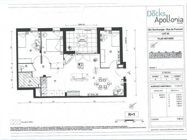 Location Appartement 4 pièces 71.4 m² - 10 PASSAGE DE LA GRANDE HALLE Ris Orangis 91130