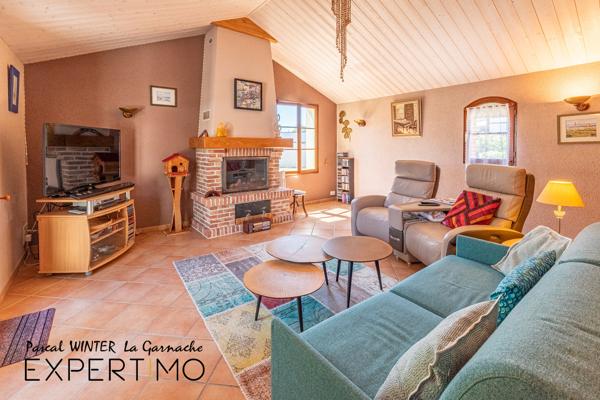 Maison d'architecte 135m², 3 chambres + annexe 125m²