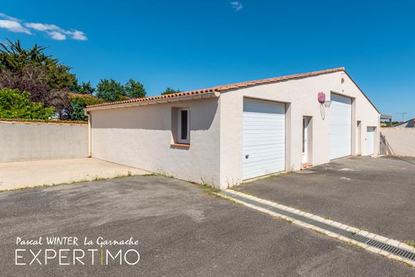 Maison d'architecte 135m², 3 chambres + annexe 125m²