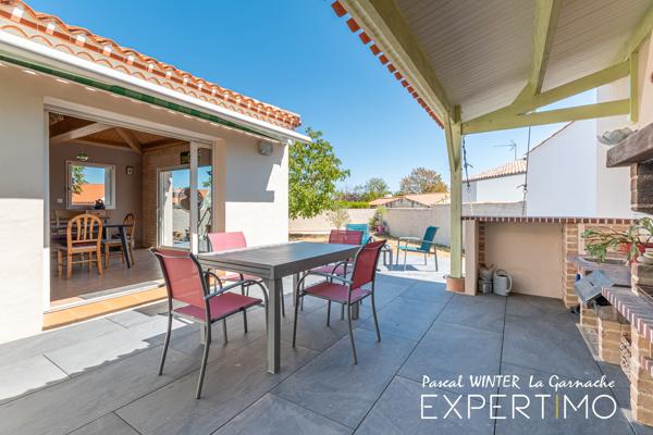Maison d'architecte 135m², 3 chambres + annexe 125m²