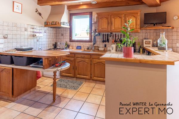 Maison d'architecte 135m², 3 chambres + annexe 125m²