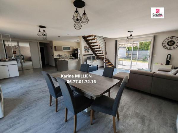 SAINT REMY SUR AVRE 28380 Maison individuelle - 1 étage - 3 chambres - 1 bureau/chambre/dressing - Garage avec mezzanine et 1 pièce - Terrain - 249000  HAI