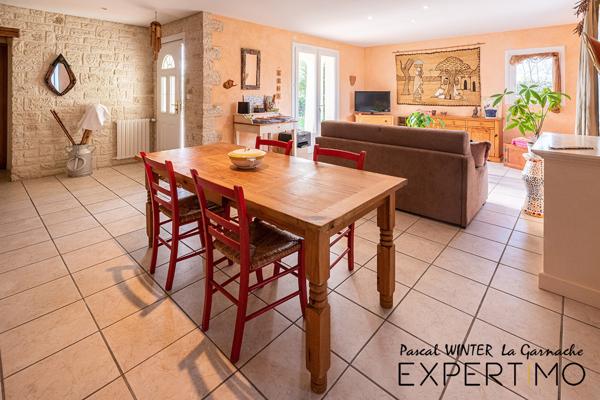 Challans (85300) Maison plain-pied 120m², 3 chambres, terrain 2000m²