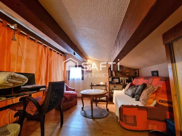 Petite maison 4 faces avec jardin, vue sur les montagnes