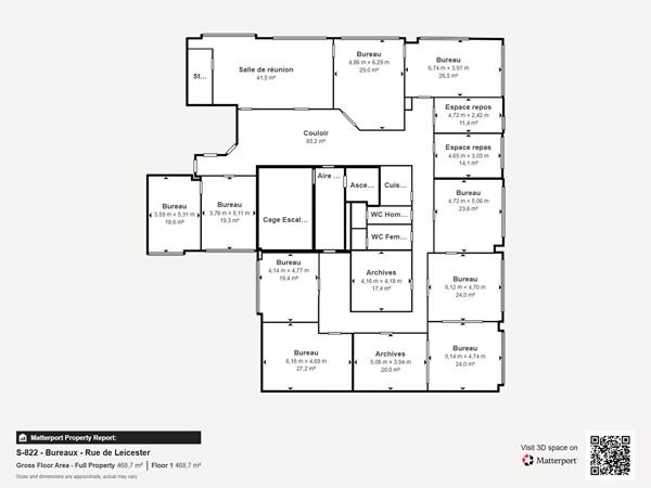 Bureaux Strasbourg 421m2