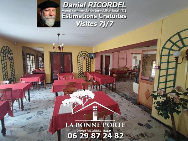 Vente a terme ok 18 ch, salle 150 couverts dépendances, sur13000m²