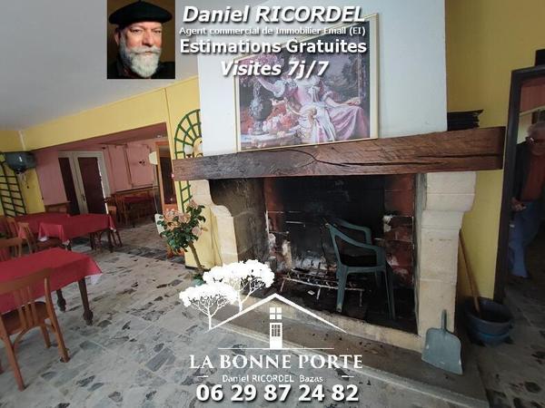 Vente a terme ok 18 ch, salle 150 couverts dépendances, sur13000m²