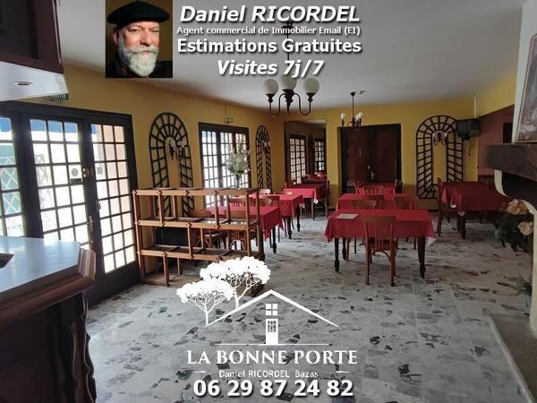 Vente a terme ok 18 ch, salle 150 couverts dépendances, sur13000m²