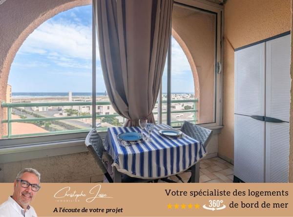 Duplex dernier étage vue mer avec parking