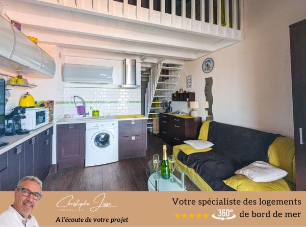 Duplex dernier étage vue mer avec parking