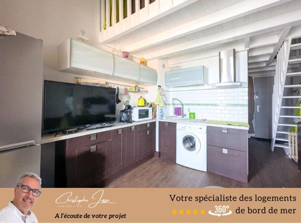 Duplex dernier étage vue mer avec parking