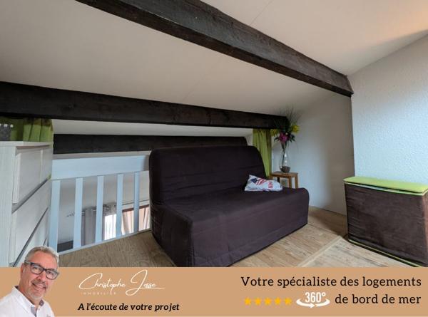 Duplex dernier étage vue mer avec parking