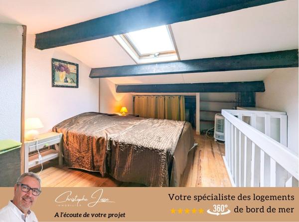 Duplex dernier étage vue mer avec parking