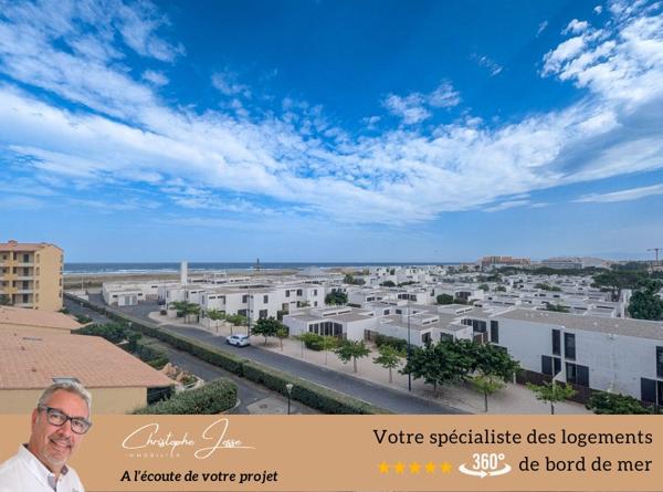 Duplex dernier étage vue mer avec parking