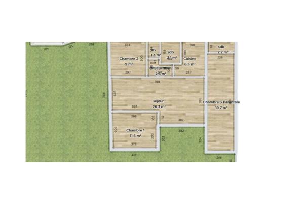 SAINTE CLOTILDE (97490) Maison (à rénover) T4 de 82 m² sur parcelle 263 m²