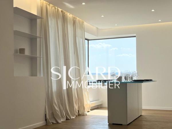 Vue imprenable, étage élevé, rénovation haut de gamme.