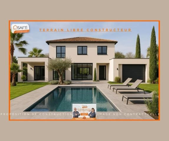 Terrain 1199 m² avec permis accordé, Libre constructeur