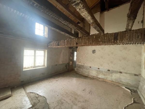 SAINT MARTIN D'ESTREAUX (42), MAISON d'environ 130 m2 sur 1000 m2 de TERRAIN - A RENOVER ENTIEREMENT