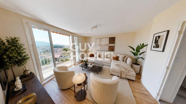 Rare à louer appartement 3 pièces de 62 m² avec garage cave et vue