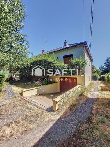 Maison T4 sur sous-sol avec jardin clos et arboré