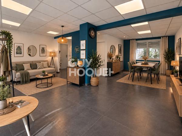 appartement 63 m2 + parking + cave