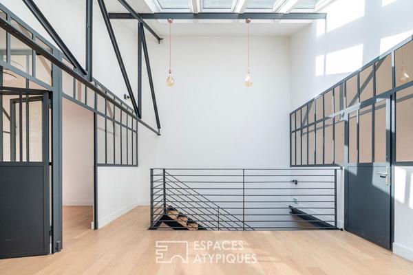 Loft en duplex avec jardin privatif en coeur de ville