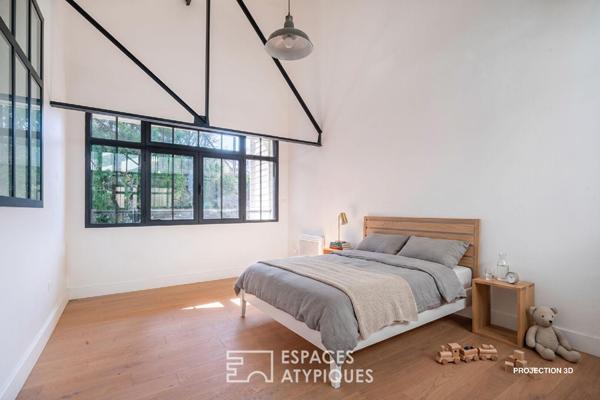 Loft en duplex avec jardin privatif en coeur de ville