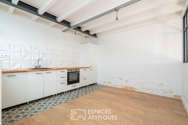 Loft en duplex avec jardin privatif en coeur de ville