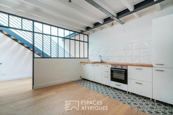 Loft en duplex avec jardin privatif en coeur de ville