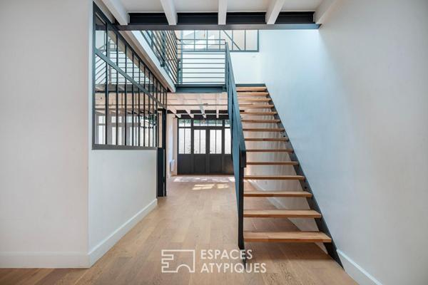 Loft en duplex avec jardin privatif en coeur de ville