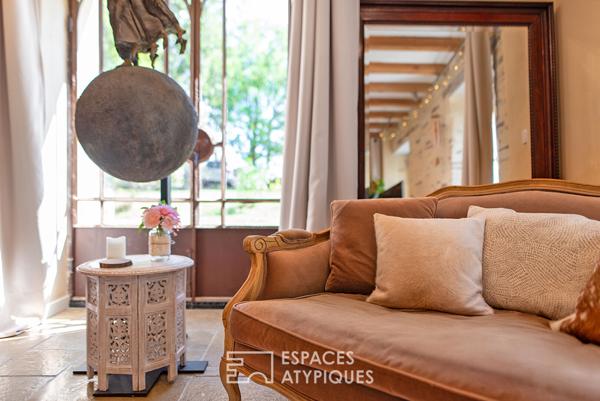 Propriété rénovée avec vue dégagée sur la campagne tarnaise