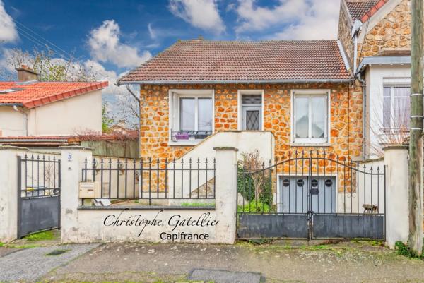 Maison typique en Meulière - 3 chambres – Centre-ville – Jardin – Garage / Atelier – Aucun travaux !