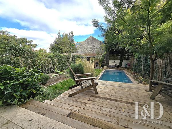 Bordeaux Primrose - Elegante échoppe double avec 4 chambres - jardin - piscine chauffée