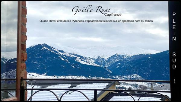 Font-Romeu-Odeillo-Via (66) _ Appartement T5 rénové – Rez-de-jardin PMR – Vue exceptionnelle sur les Pyrénées –