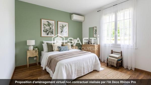 125m², vue dégagée et terrain constructible : cadre de vie rare à Labège