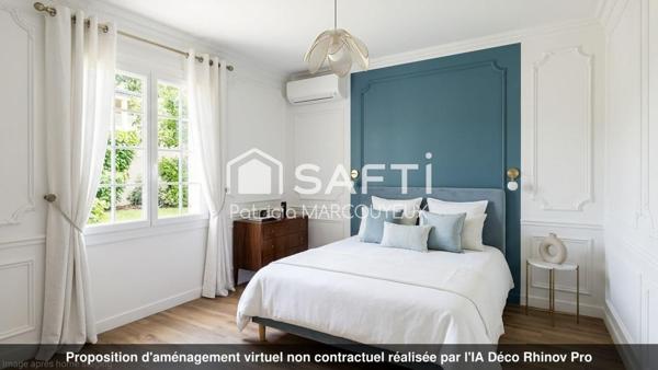 125m², vue dégagée et terrain constructible : cadre de vie rare à Labège