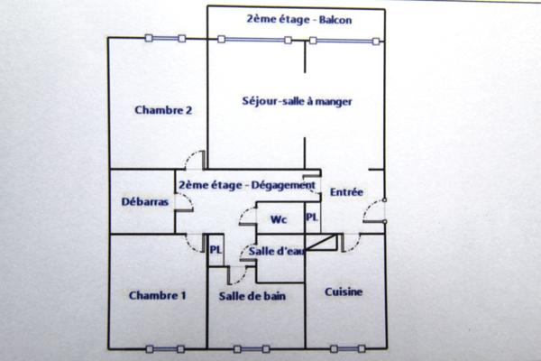 Belle appartement F3 Saint Marceau 72 m2