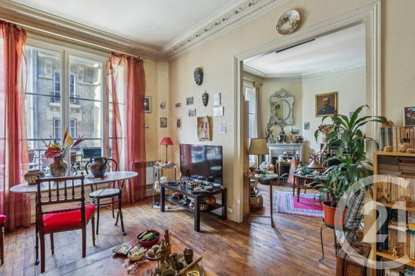 Appartement F3 à vendre  3 pièces - 54,34 m2 PARIS - 75019