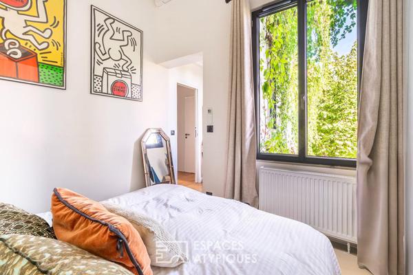 Maison sur une île avec berge privative
