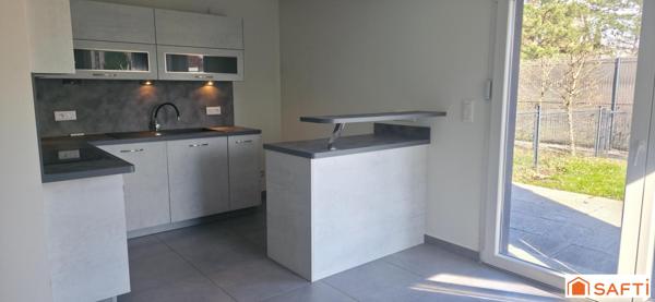 Appartement récent avec jardin et garage – Carré de l’Habitat – Sélestat