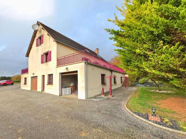 ECHAUFFOUR 61370 maison 6 chambres sur sous-sol complet, terrain 2.805 m²