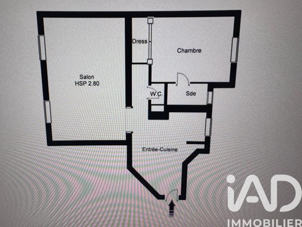 Appartement à vendre 3 pièces 59 m² Paris 15