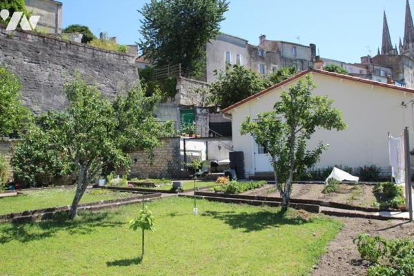 NIORT, QUAI DE LA REGRATTERIE, JOLIE MAISON DE PLAIN PIED AVEC DEPENDANCE ET  JARDIN SANS VIS-A-VIS