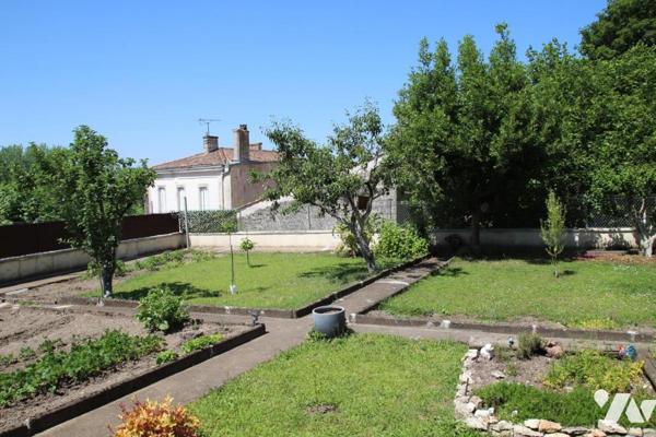 NIORT, QUAI DE LA REGRATTERIE, JOLIE MAISON DE PLAIN PIED AVEC DEPENDANCE ET  JARDIN SANS VIS-A-VIS