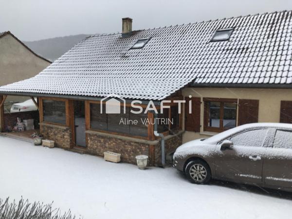 Belle maison familiale lumineuse avec 5 chambres, terrain de 804 m² proche de Sombernon.